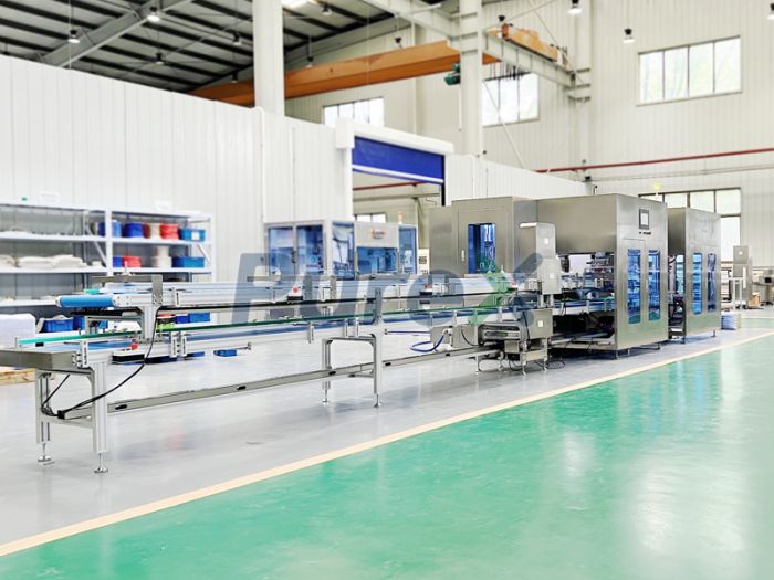 Fully automated medical packaging line equipment