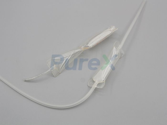 High-frequency heat sealing assembly of hemodialysis drip buckets and accessories