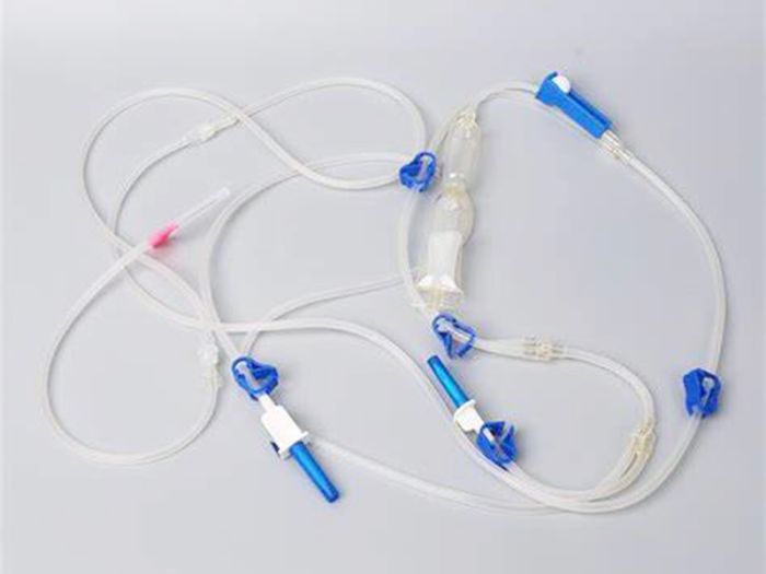 Application of blood transfusion sets in hemodialysis