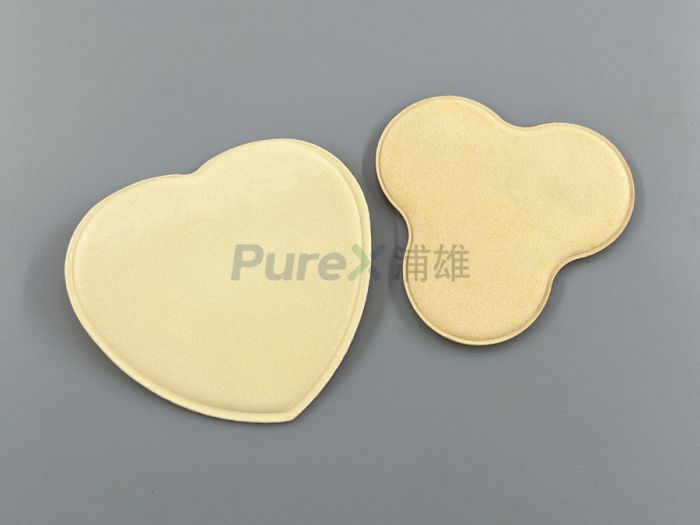 Which sponge dressings can be cut and fused by high-frequency equipment